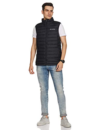 Columbia Powder Lite Chaleco, Hombre, Negro, L