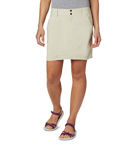 Columbia Saturday Trail Falda Pantalón con Protección Solar 50, Mujer, Beige (Fossil), 6