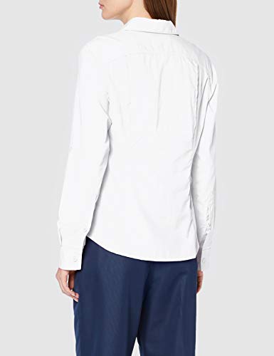 Columbia Silver Ridge 2.0 Camisa de manga larga para mujer, Blanco, S