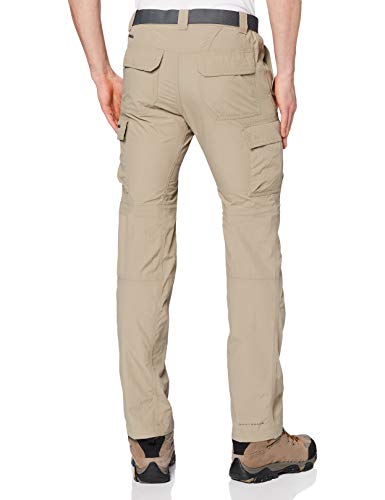 Columbia Silver Ridge II Pantalones de Senderismo Convertibles, Hombre, Beige (Tusk), W34/L32