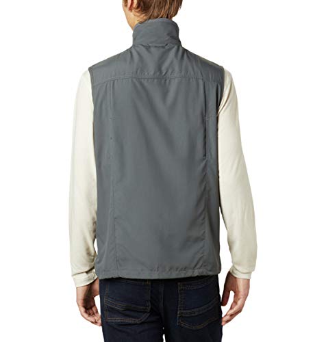 Columbia Silver Ridge II Vest Chaleco para Senderismo, Aislamiento térmico sintético Hi-Loft, Hombre, Gris (Grill), L