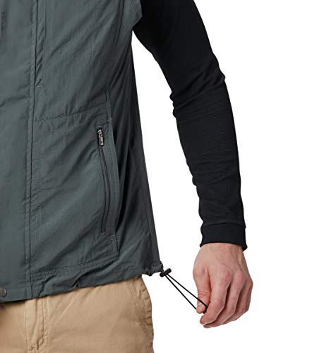 Columbia Silver Ridge II Vest Chaleco para Senderismo, Aislamiento térmico sintético Hi-Loft, Hombre, Gris (Grill), L