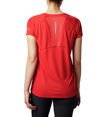 Columbia Titan Ultra I Short Sleeve - Camiseta para Mujer, N'est Pas Applicable, Mujer, Color Red Spark, tamaño Extra-Large