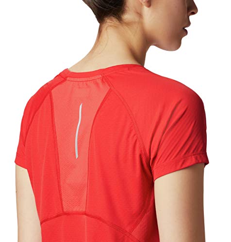 Columbia Titan Ultra I Short Sleeve - Camiseta para Mujer, N'est Pas Applicable, Mujer, Color Red Spark, tamaño Extra-Large
