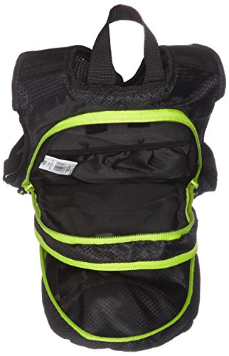 COLUMBUS Lake 4 Mochila de hidratación, Unisex Adulto, Negro/Verde Fluorescente, Talla Única