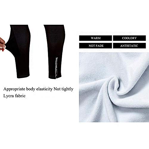 Conjunto de Maillot de Ciclismo de Lana Térmica de Manga Larga de Invierno, Ropa de MTB para Mujer con Pantalones Acolchados de Gel 9D (Color : A, Talla : M)