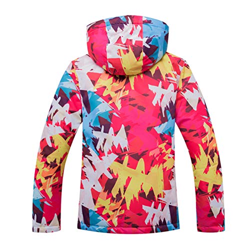 Conjunto de pantalones de chaqueta de esquí para mujer traje de esquí al aire libre impermeable caliente