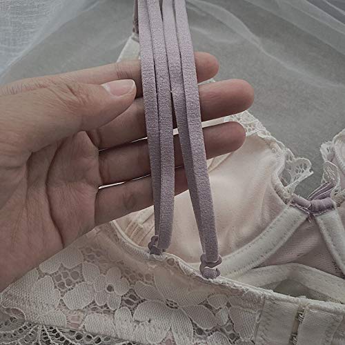 Conjunto de Ropa Interior Lencería Femenina cordón de la ropa interior de Underwire empuja el sujetador y panty conjunto Ajustado correas de las mujeres de la ropa interior Íntimos Conjunto de sujetad