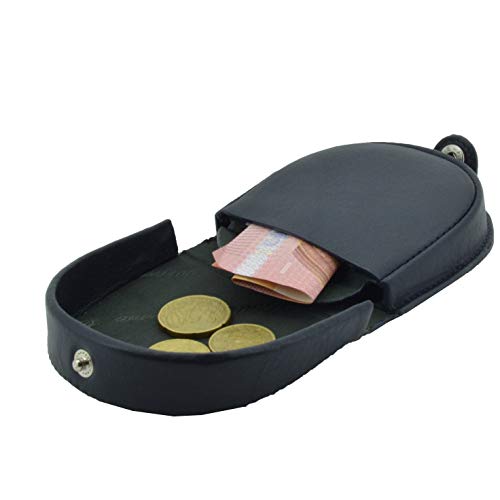 Conte Massimo Monedero, Monedero, Hombre de cuero genuino Azul oscuro -