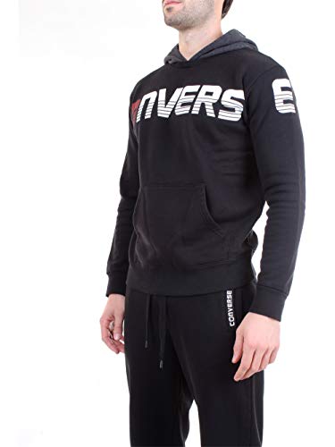 Converse 10018615 - Sudadera para hombre Negro S