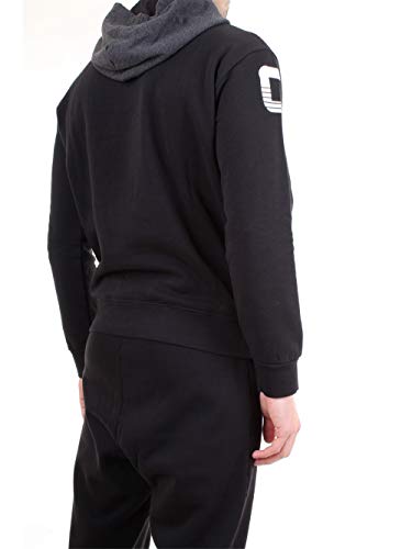 Converse 10018615 - Sudadera para hombre Negro S