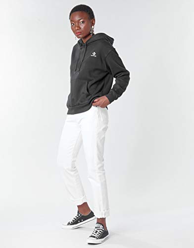Converse 10020872-A01_L Sudadera Bebe, Black, Mujeres