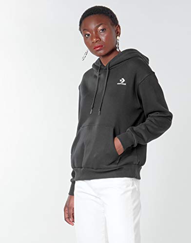 Converse 10020872-A01_L Sudadera Bebe, Black, Mujeres