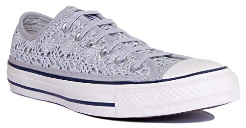 Converse Chuck Taylor All Star Crochet Metallic Sneachers Donna Donna Mod. 556825C 7 37.5