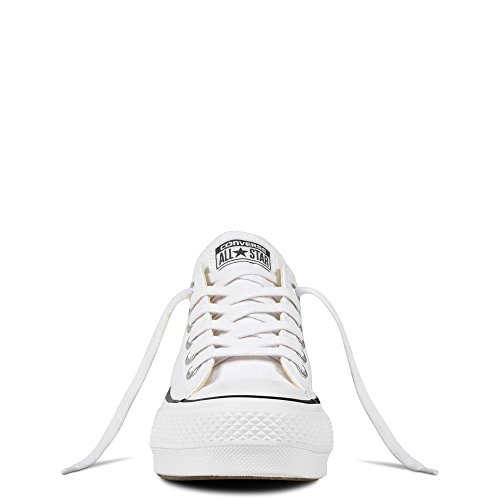 Converse Chuck Taylor CTAS Lift Ox Canvas, Zapatillas, Negro Black White White 001, 35 EU
