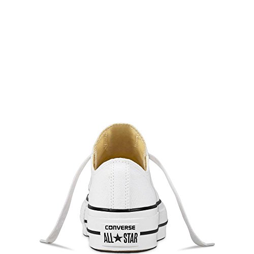 Converse Chuck Taylor CTAS Lift Ox Canvas, Zapatillas, Negro Black White White 001, 35 EU
