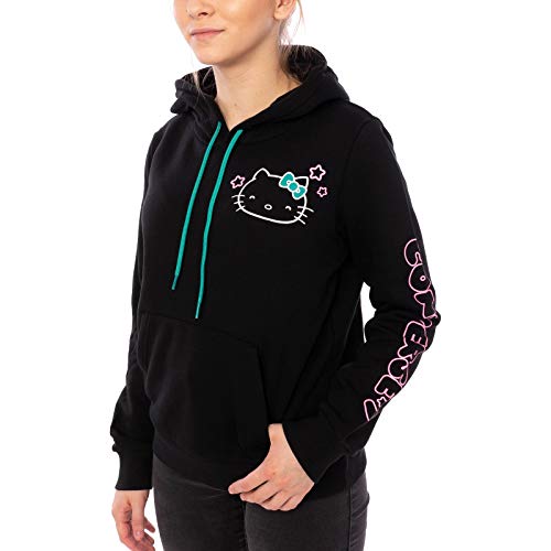 Converse X Hello Kitty Stars - Sudadera con capucha negro L