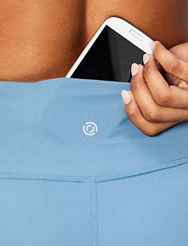 Core 10 – Mallas 7/8 para mujer (XS–3X) de cintura alta, para practicar yoga - 61 cm, Azul (denim), US S (EU S - M)
