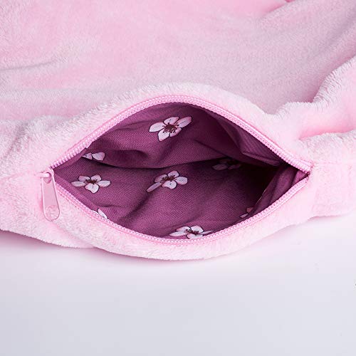 corimori- Tiffany El Flamenco Pijamas Animal Traje De Una Pieza Disfraz Adultos Invierno, Color rosa claro, Talla 150-160 cm (1852) , color/modelo surtido