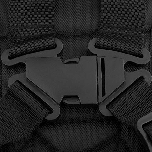 Correa de Arnés Doble Hombro Botonadura para Desbrozadora Strimmer Color Negro