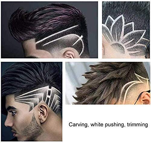 Cortadora de Cabello Eléctrica para Hombres, Anself Cortapelos Hombre Impermeable Profesional con Carga USB Adecuada para el Hogar y la Peluquería (Negro)