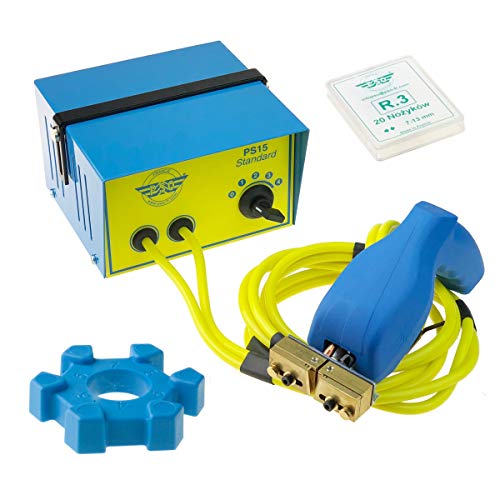 Cortadora de perfiles PS15 + 1 paquete R3 7-13 mm (20 cuchillas) fabricado en Francia Dispositivo de corte de 230 V cable largo con certificado CE para cortar el perfil de los neumáticos