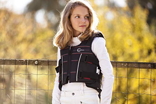 Covalliero Schutz und Sicherheitsweste Protecto Light Beta Chaleco Protector, Infantil, Negro-Negro, Small