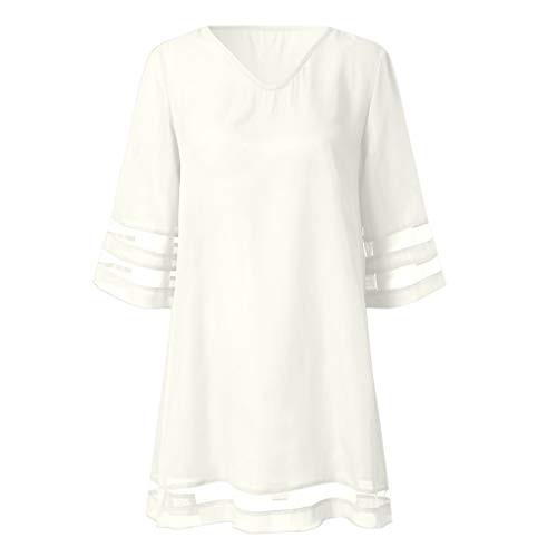 COZOCO Mujeres Casual Elegante Bohemio AlgodóN Vestido Suelto Largo Playa Vestidos De Fiesta Mujer Lunares Cuello V Sin Mangas