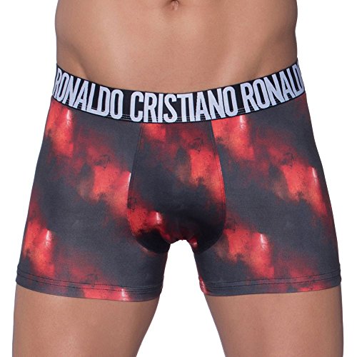 CR7 Cristiano Ronaldo Fashion Boxer para Hombre de Microfibra Pantalones Cortos 2-Pack (CR7-8502-4900-409-L)