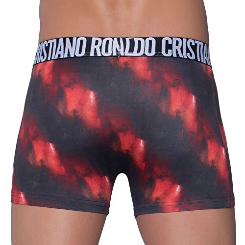 CR7 Cristiano Ronaldo Fashion Boxer para Hombre de Microfibra Pantalones Cortos 2-Pack (CR7-8502-4900-409-L)