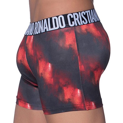 CR7 Cristiano Ronaldo Fashion Boxer para Hombre de Microfibra Pantalones Cortos 2-Pack (CR7-8502-4900-409-L)