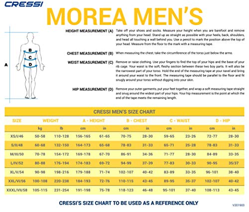 Cressi Morea Man Monopiece Wetsuit 3mm Traje de Buceo Neopreno para los Hombres, Negro/Azul/Plata, L/4