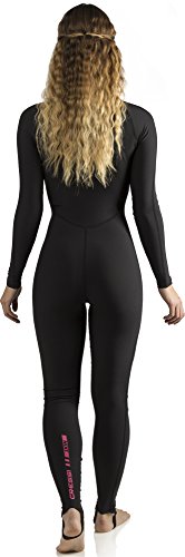 Cressi Skin 1mm Traje de Neopreno de una Pieza, Women's, Black/Pink, 2/S
