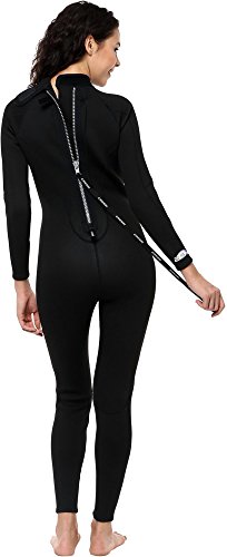 Cressi Summer Lady Wetsuit Traje de Buceo para Mujer en Neopreno 2.5 mm, Negro, S