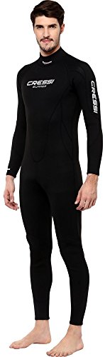 Cressi Summer Man Wetsuit 2.5 mm Traje de Buceo sin Capucha en Neopreno Biforrado, Hombre, Negro, M