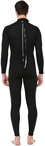 Cressi Summer Man Wetsuit 2.5 mm Traje de Buceo sin Capucha en Neopreno Biforrado, Hombre, Negro, M