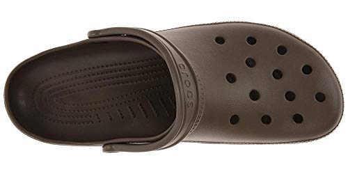 Crocs Classic Zuecos con Correa Trasera Unisex Adulto Chocolate 42-43