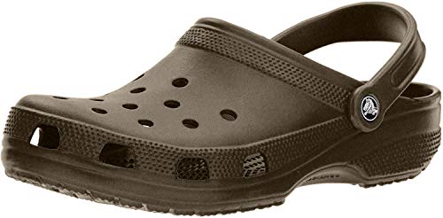 Crocs Classic Zuecos con Correa Trasera Unisex Adulto Chocolate 42-43