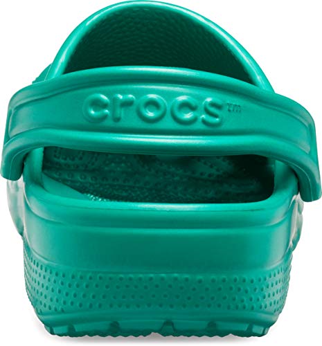Crocs Classic Zuecos con Correa Trasera Unisex Adulto Deep Green 37-38