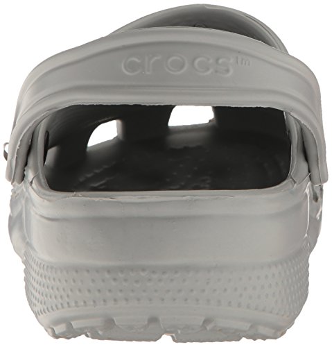 Crocs Classic Zuecos con Correa Trasera Unisex Adulto Light Grey 37-38