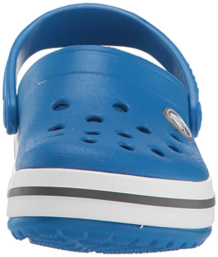 Crocs Crocband Clog K, Zuecos Unisex niños, Bright Cobalt/Charcoal, 20/21 EU