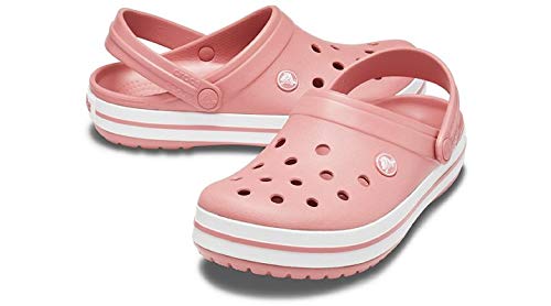 Crocs Crocband, Zuecos Unisex Adulto, Rosa (Blossom/White 6ph), 42/43 EU