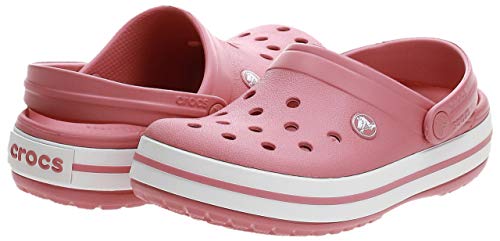 Crocs Crocband, Zuecos Unisex Adulto, Rosa (Blossom/White 6ph), 42/43 EU