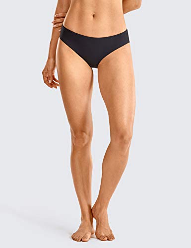 CRZ YOGA Mujer Bikini Brasileno Playa Traje De Sexy Baño Bikinis Bottoms con Cordón Negro 44