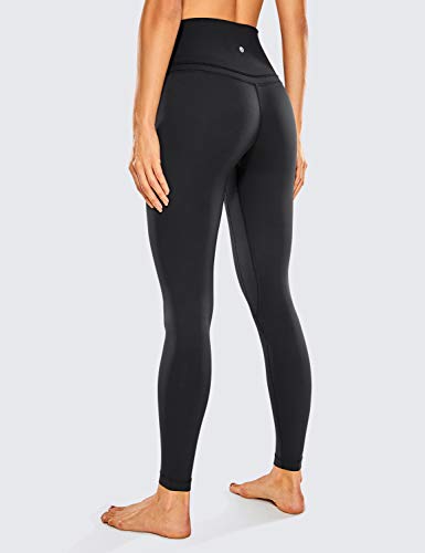 CRZ YOGA Mujer Mallas Deportivo Pantalón Elastico para Running Fitness-71cm Negro 38