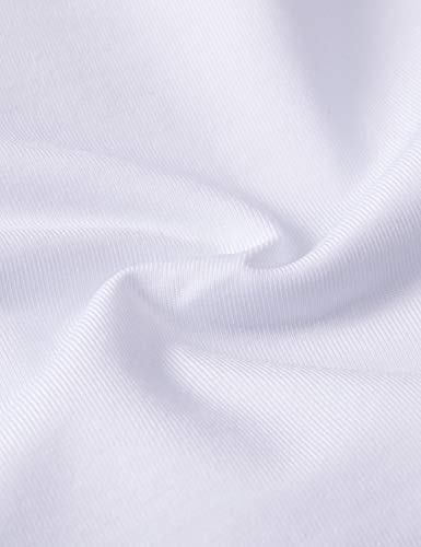 CRZ YOGA Mujer Sujetador Deportivo Yoga Strappy Copas Extraíbles Largo Top sin Aros Blanco_H160 XS