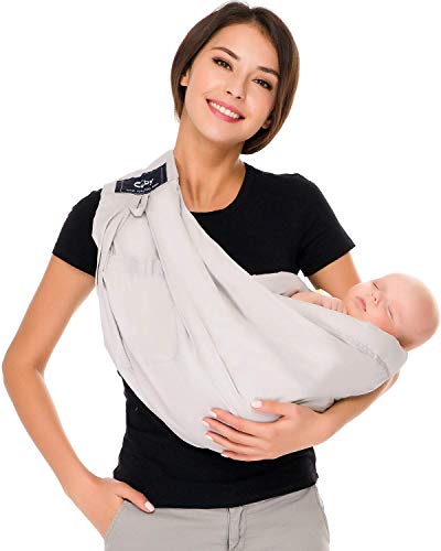 Cuby Fulares de portabebés para los bebé o niños entre 0-3 años para mantenerle más tranquila y cómodo adjustable baby sling de algodón y tela