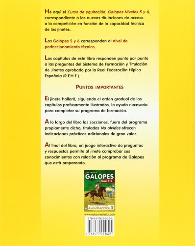 CURSO DE EQUITACIÓN. GALOPES NIVELES 5 Y 6 (Curso De Equitacion)