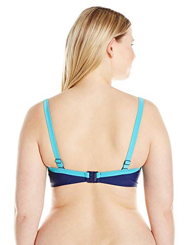Curvy Kate CS4061-Tops de bikini Mujer Azul Indigo Mix 65G