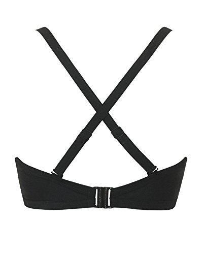 Curvy Kate Rush Parte Superior de Bikini, Negro (Negro/Negro), 90J para Mujer